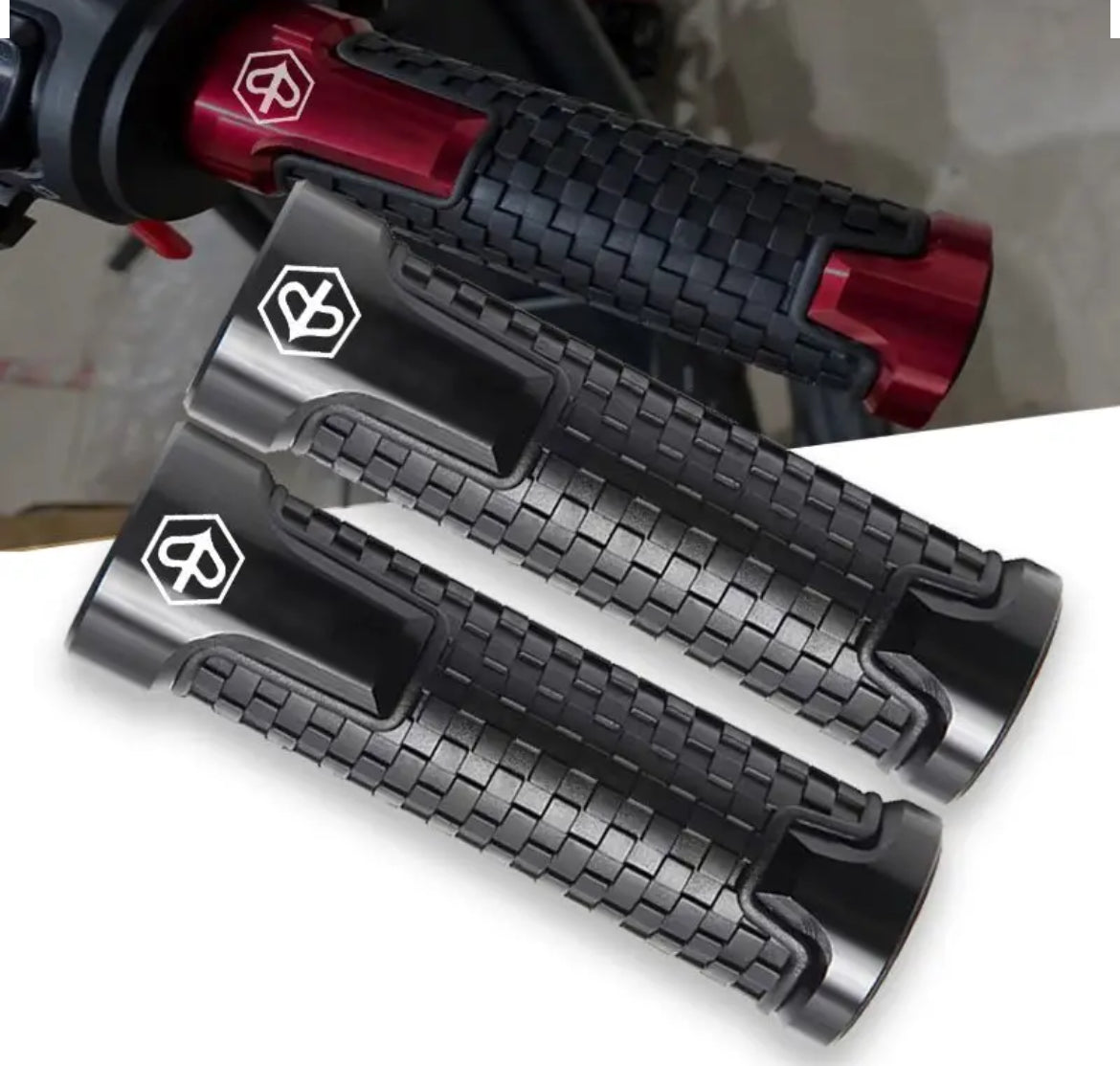 Piaggio Stuurhandvatten | Zwart