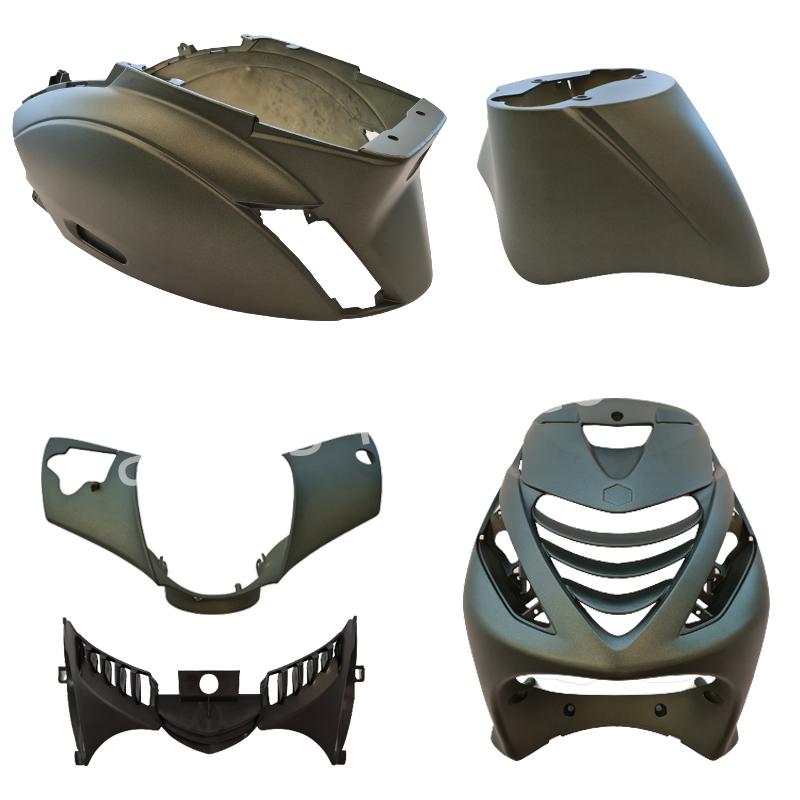 Kappenset 5-delig Mat Hurucan Green | Piaggio Zip / Zip SP