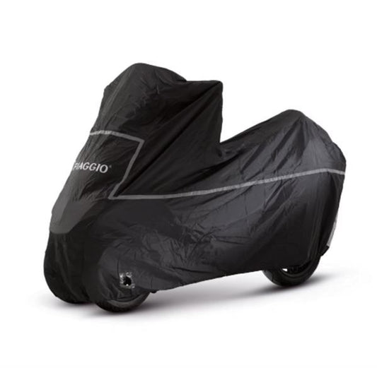 Beschermhoes Piaggio origineel + windscherm zwart mp3, x10 605290m001