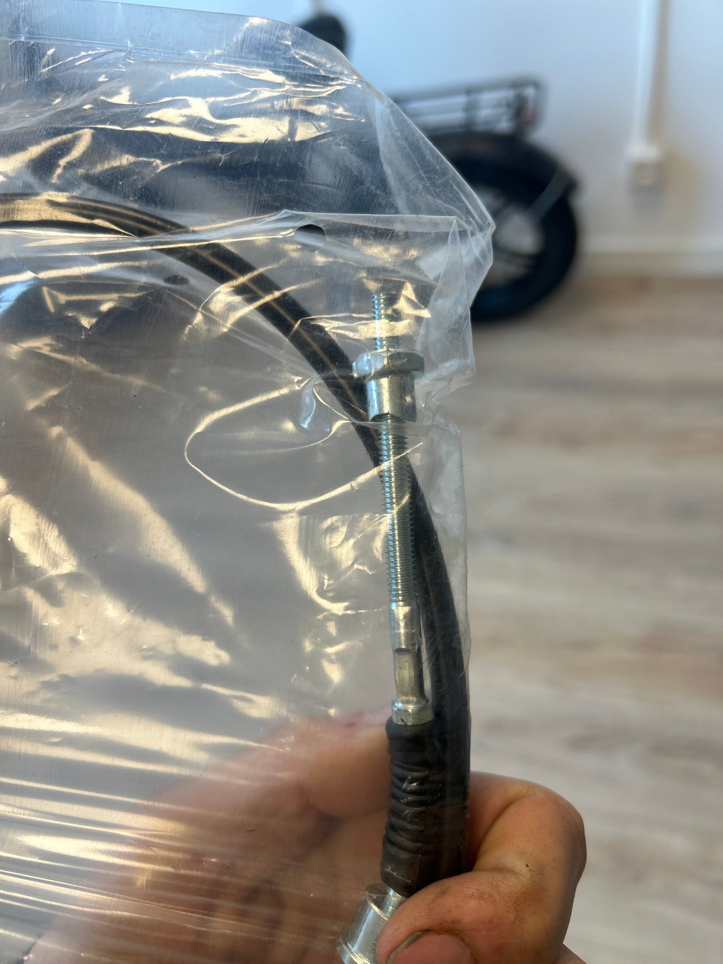 Piaggio zip type 1/2 remkabel voor trommel