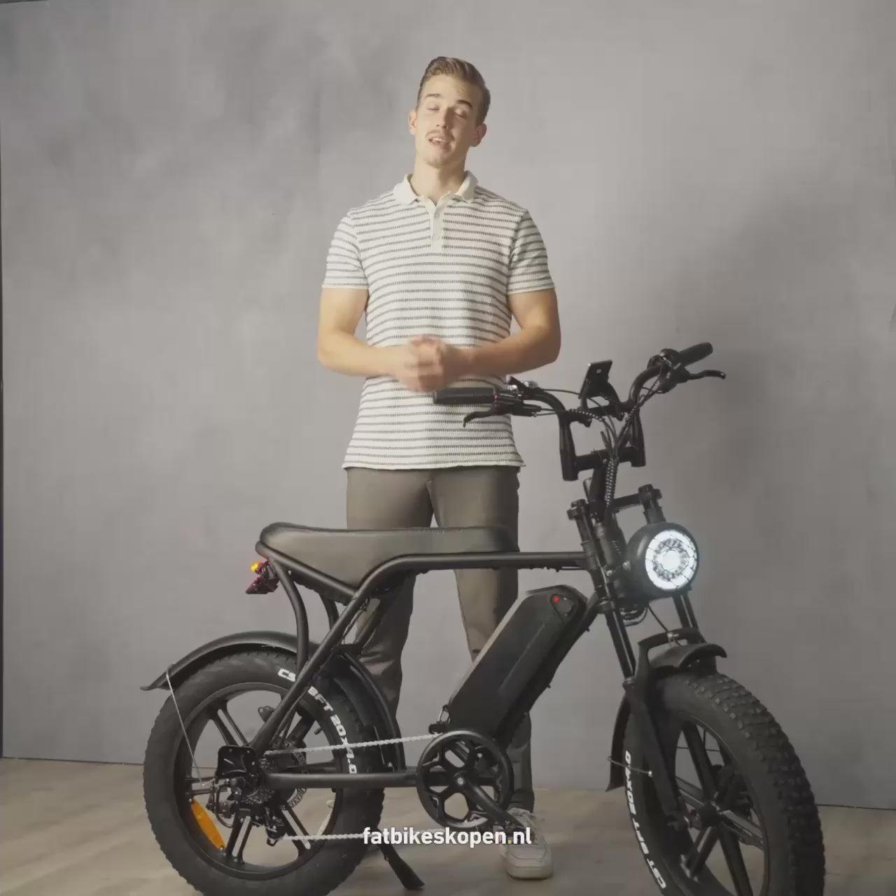 Ouxi V8.5 - Fatbike - Zwart (C80)