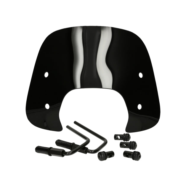 Windscherm laag glans zwart | Vespa Sprint