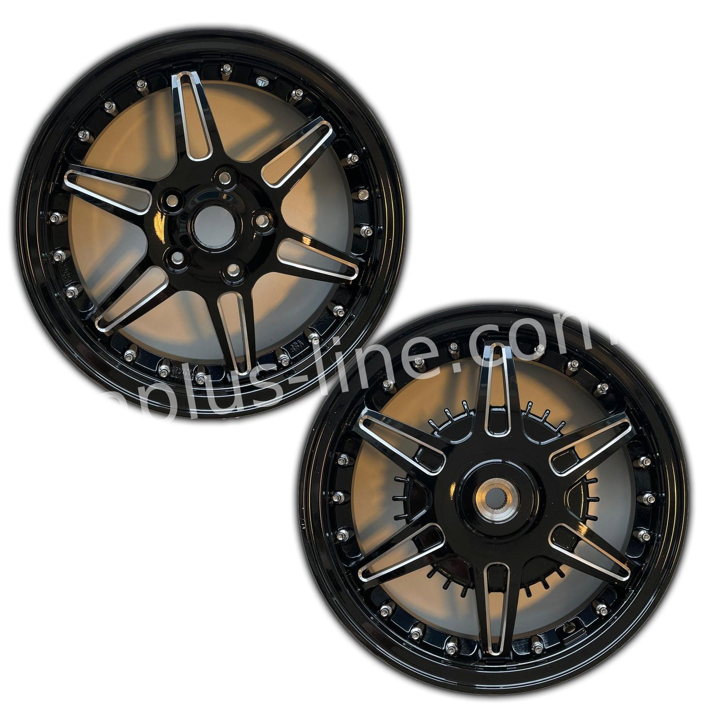 CNC Sport Velgen 12" | Trommel rem | Vespa Sprint / Primavera